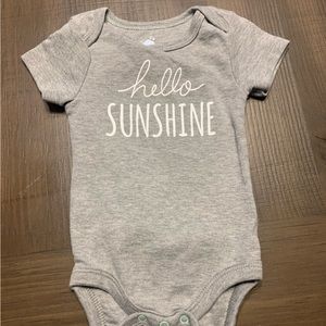 Hello sunshine onesie